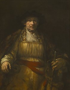 自画像 作： Rembrandt van Rijn